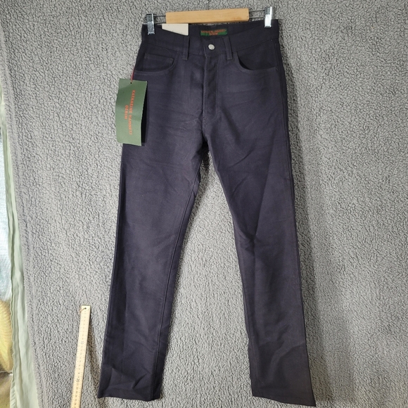 Katherine Hamnett Denim Vintage Jeans Womens 26 Black Cleo Straight High Italy - Picture 1 of 14